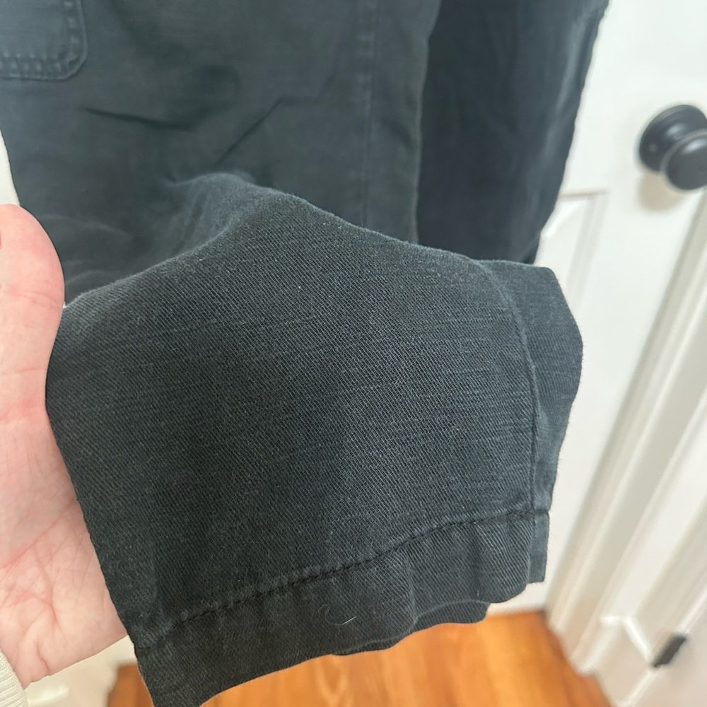 0170‎ Wonderly Black Cargo Pants women’s PS button closure - Picture 2 of 7